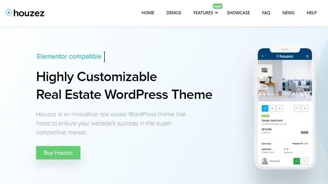 Houzez - Real Estate WordPress Theme