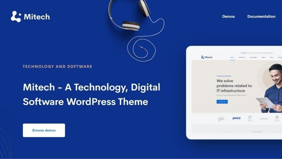 Mitech - Technology IT Solutions & Services WordPress Theme