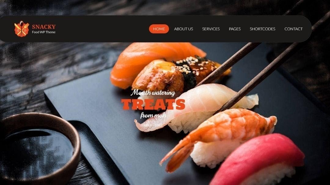 Snacky – Restaurant and Tea Shop WordPress Theme