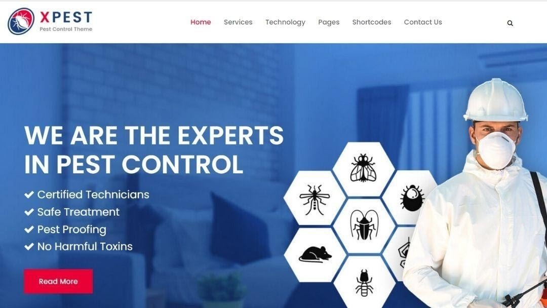 Xpest - Pest Control WordPress Theme