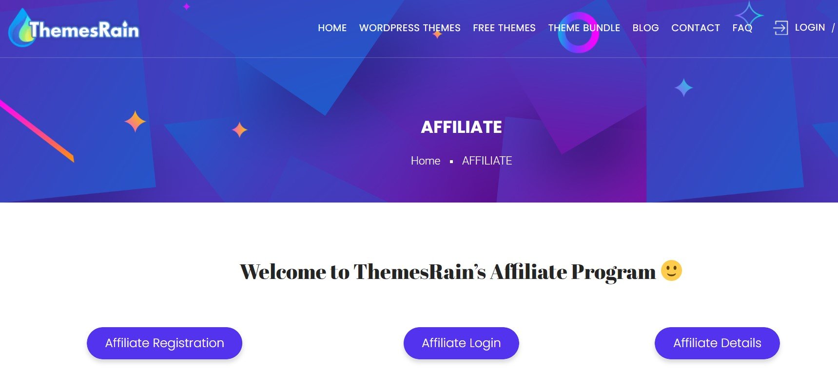 Affiliate Program on ThemesRain