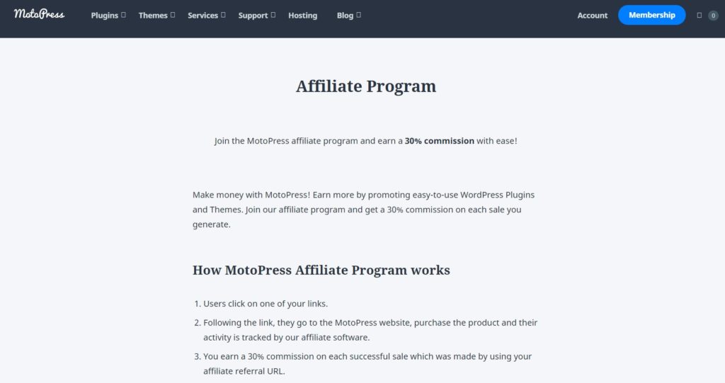MotoPress for Affiliate Program