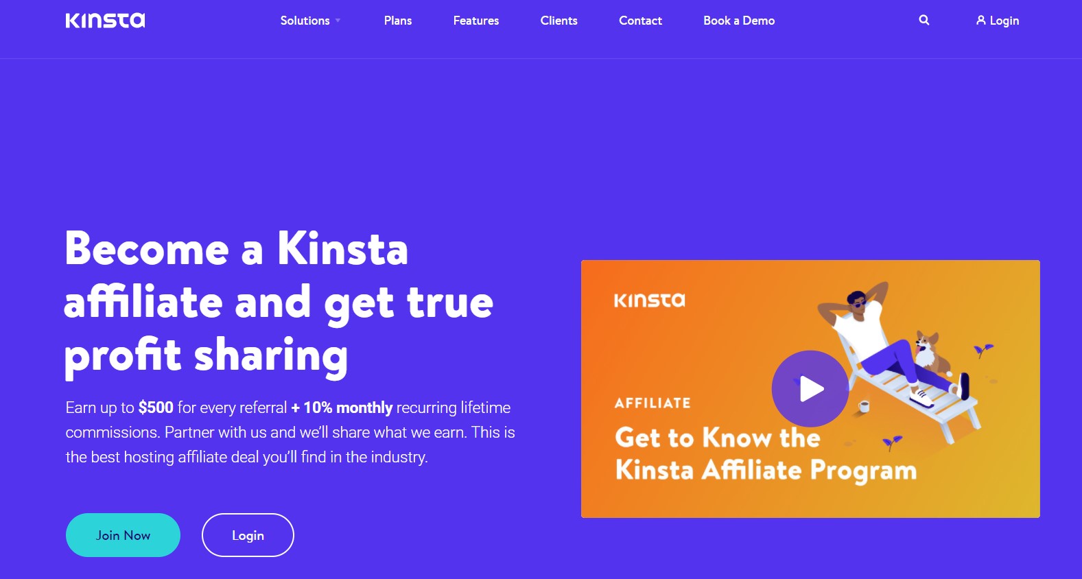 Kinsta on Affiliate Program