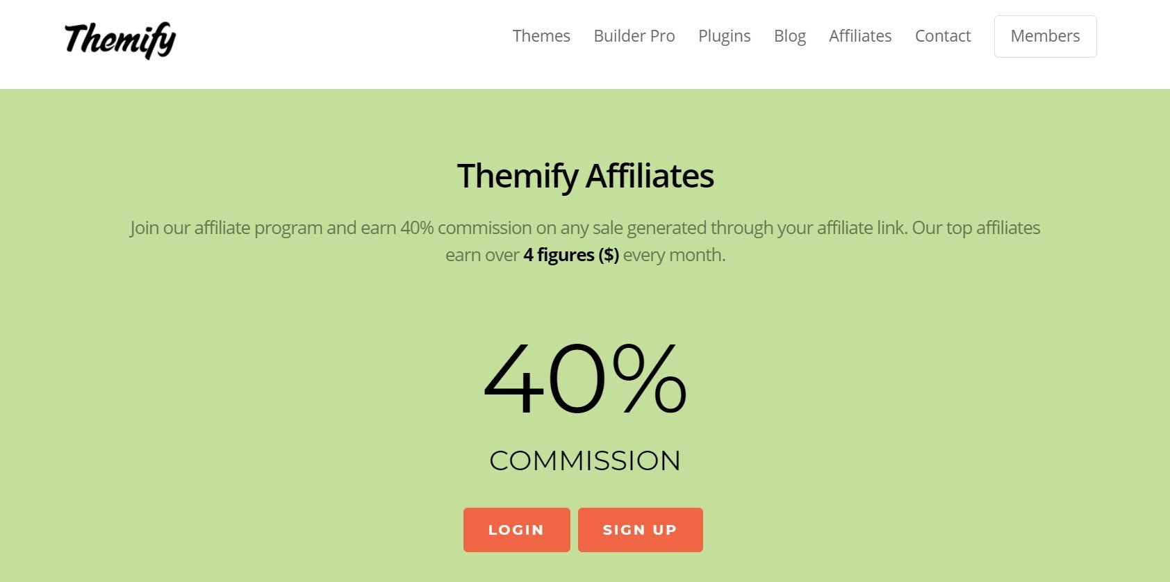 Themify Affiliate program