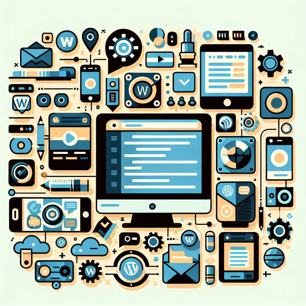 Illustration showing setup of custom post types in WordPress for beginners.