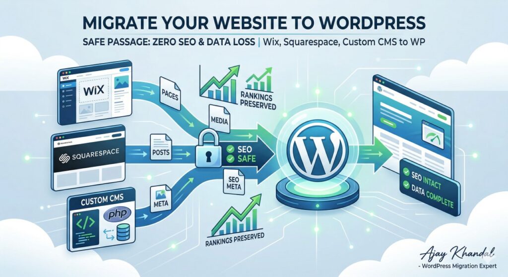 Migrate Your Website to WordPress Without Losing SEO or Data