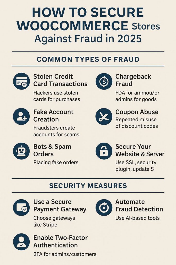 How to Secure WooCommerce Stores Against Fraud in 2025