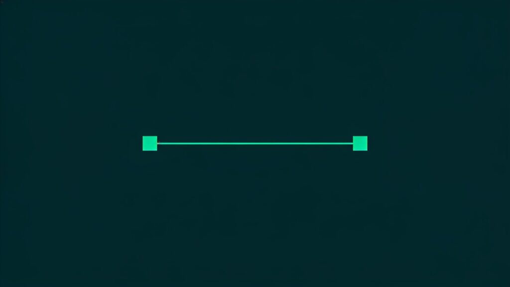 Abstract graphic of two squares joined by an unbroken line, representing content moved intact